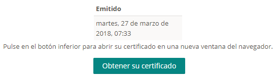 instrucciones certificado